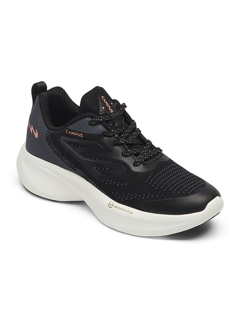 GLIMPSE Black Women's Running Shoes